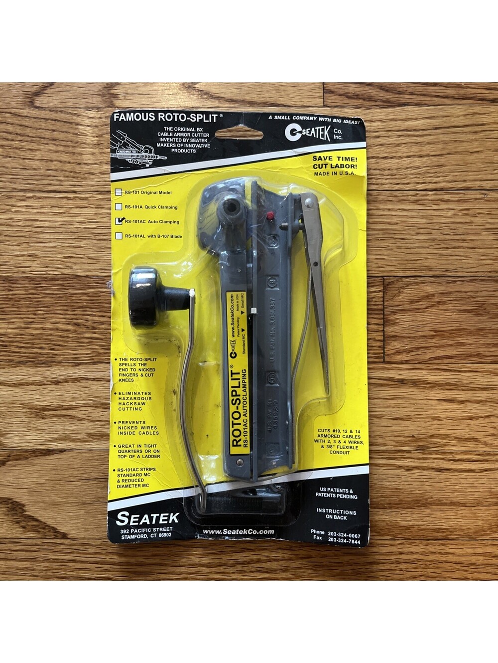 Seatek RS101AC - Famous Roto-Split Armored Cable Cutter - New